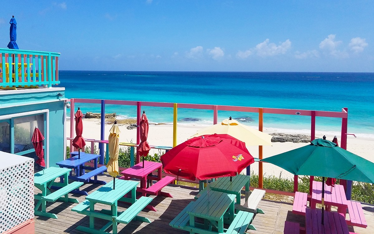 Great Guana Cay, Bahamas -Nippers Beach Bar & Grill